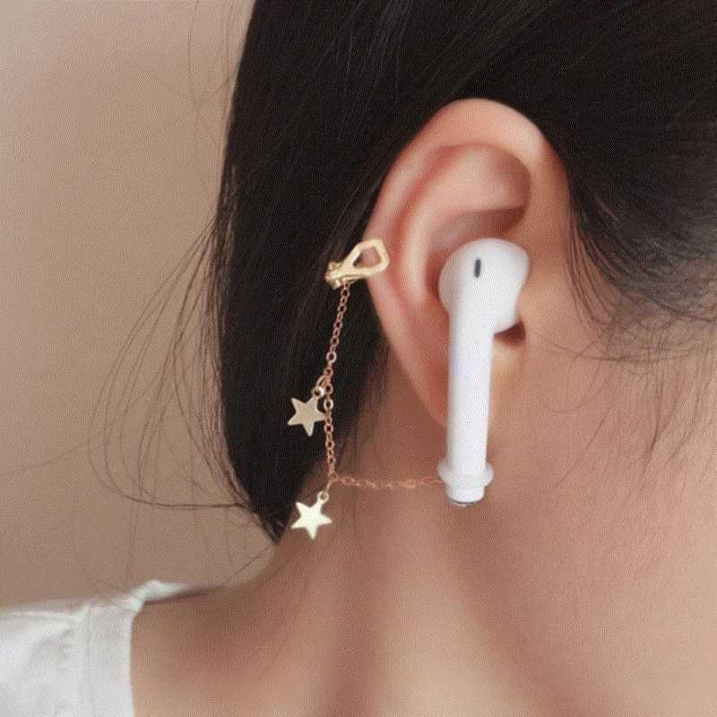 Bluetooth headset anti-lost earrings