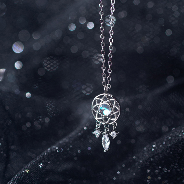 Sterling Silver Dream Catcher Necklace