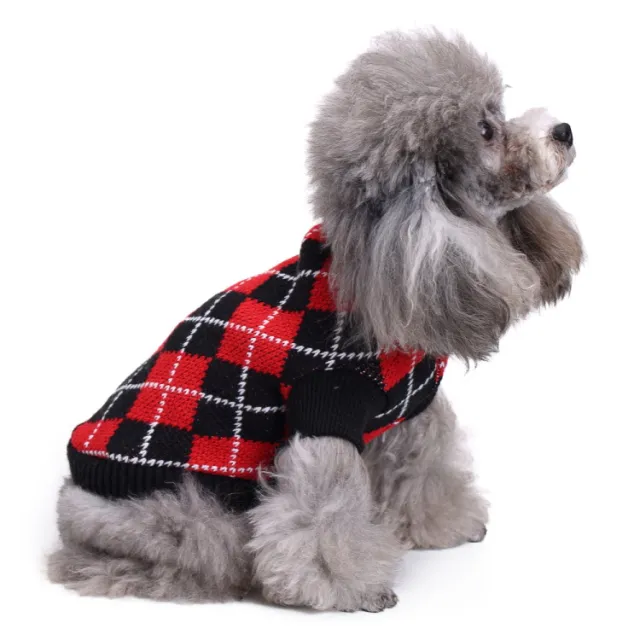 Pet clothes sweater Black Red - Shop at LoveMi