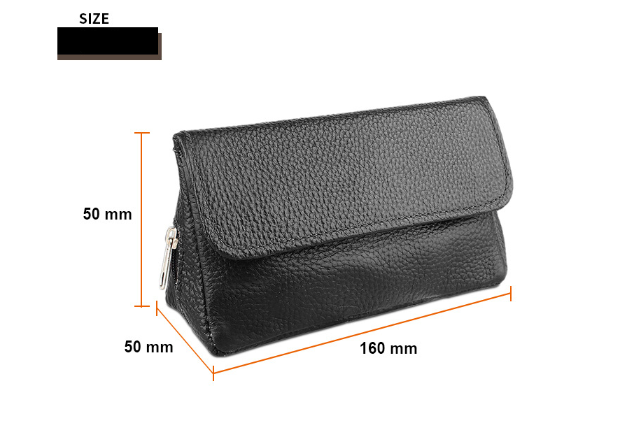 حقيبة جلدية شبه يدوية الصنع