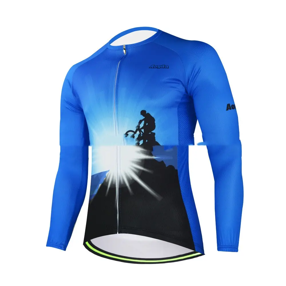 Cycling wear long-sleeved top