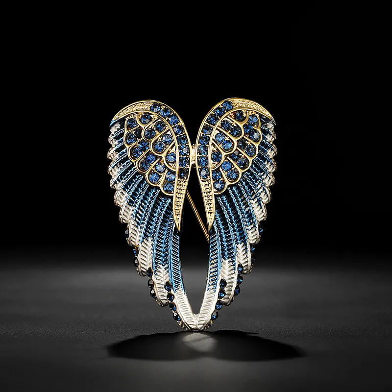 Temperament angel wing Brooch - Gold