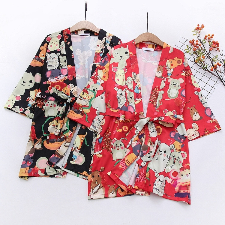 New cartoon mouse print jacket fashion casual jacket