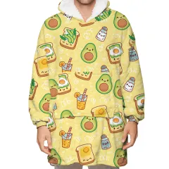 Mink fleece can wear blanket sweater - Bwqg050 - View 1