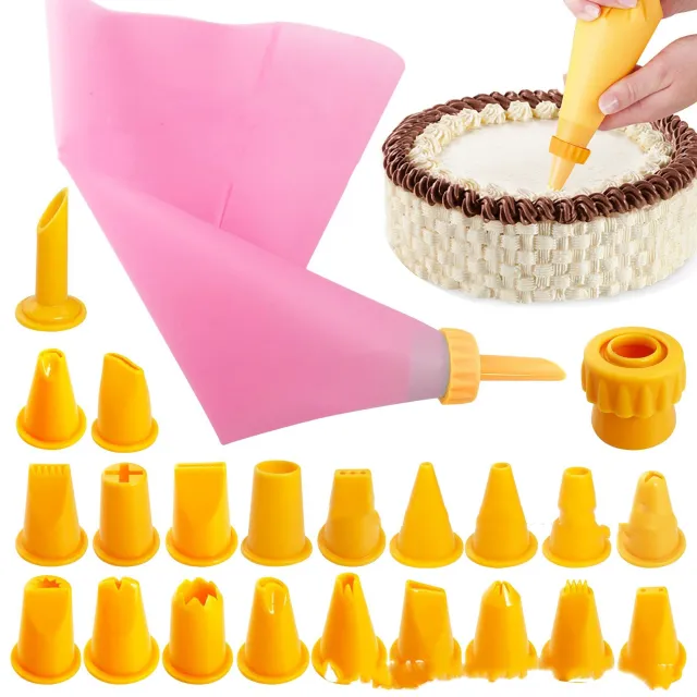 Squeeze nozzle piping bag Pink - Shop at LoveMi