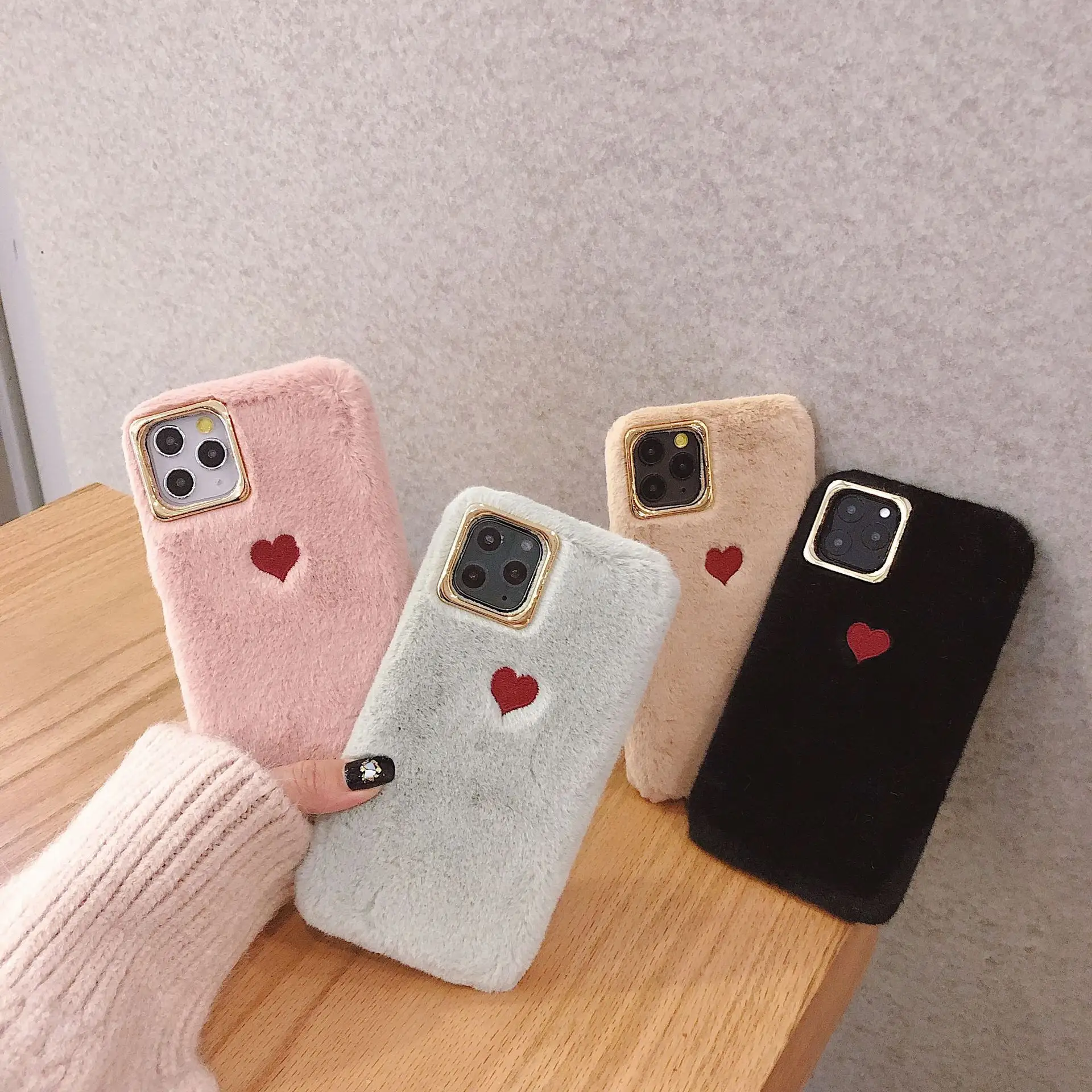 Autumn and winter small love warm plush