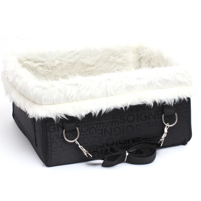 Double layer thickened waterproof dog pad for car - Black Letters