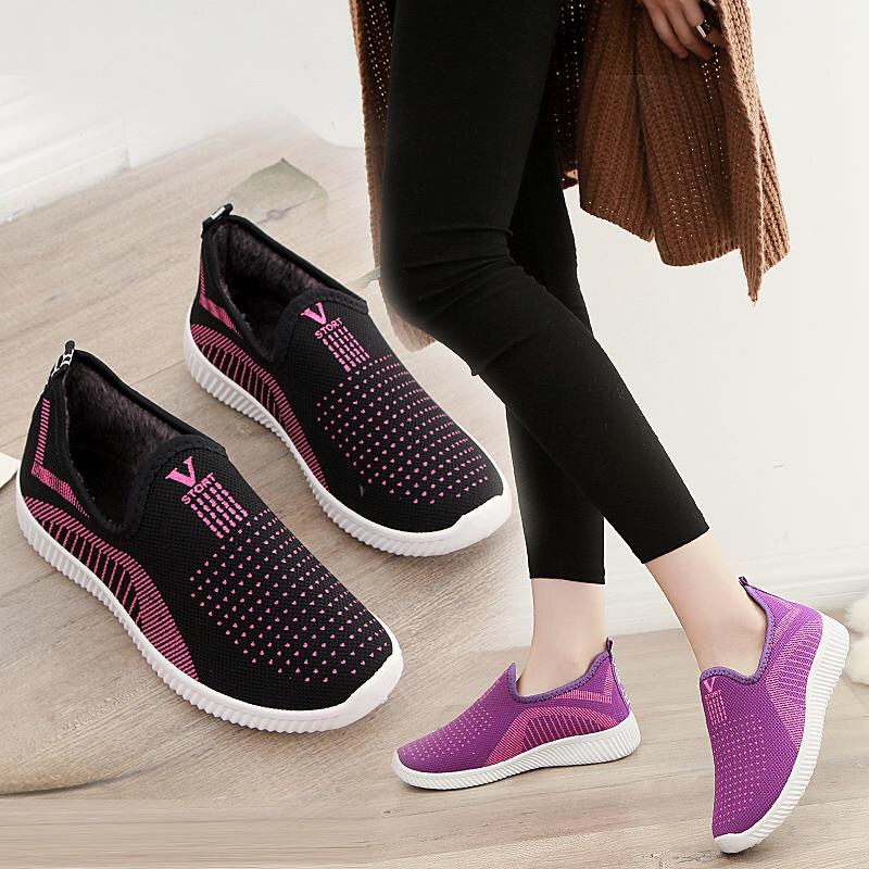 Winter plus velvet women's cotton shoes