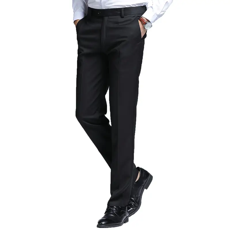 Autumn and winter men's trousers men's business black suit pants