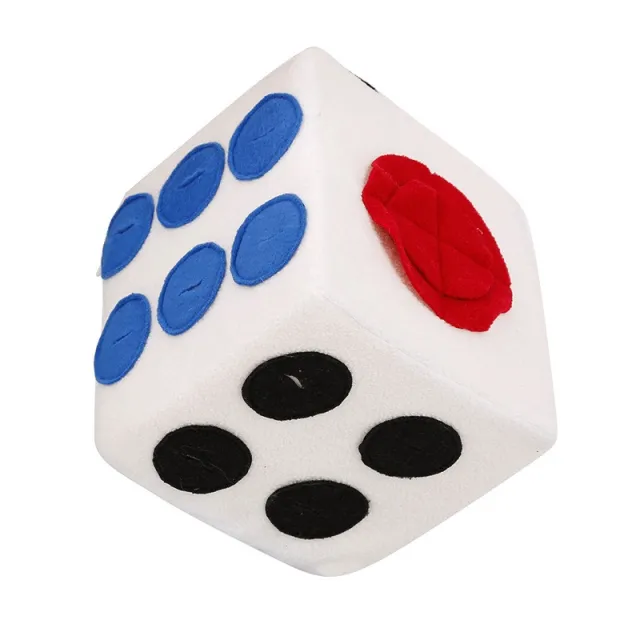 Color dice doll training to play and sniff pets White - Shop at LoveMi