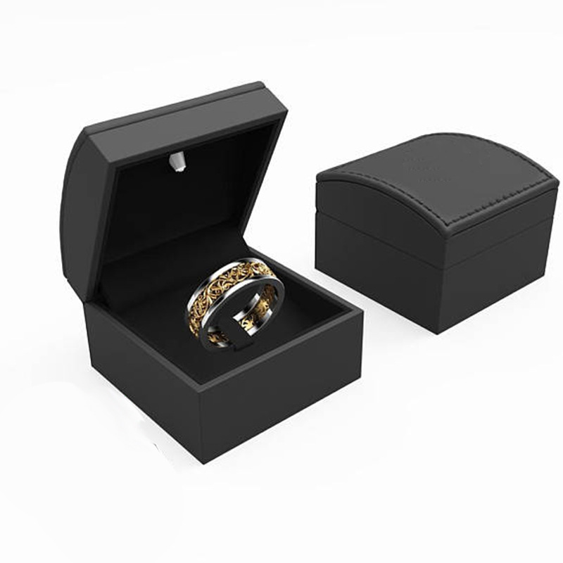 Hollow through flower plating color retention ring