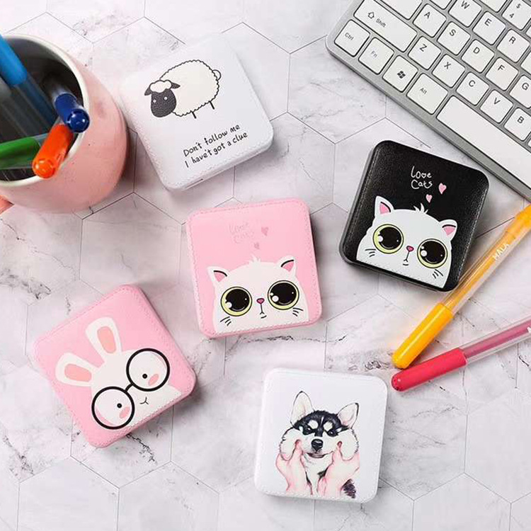 Ultra-thin cartoon girl portable power bank