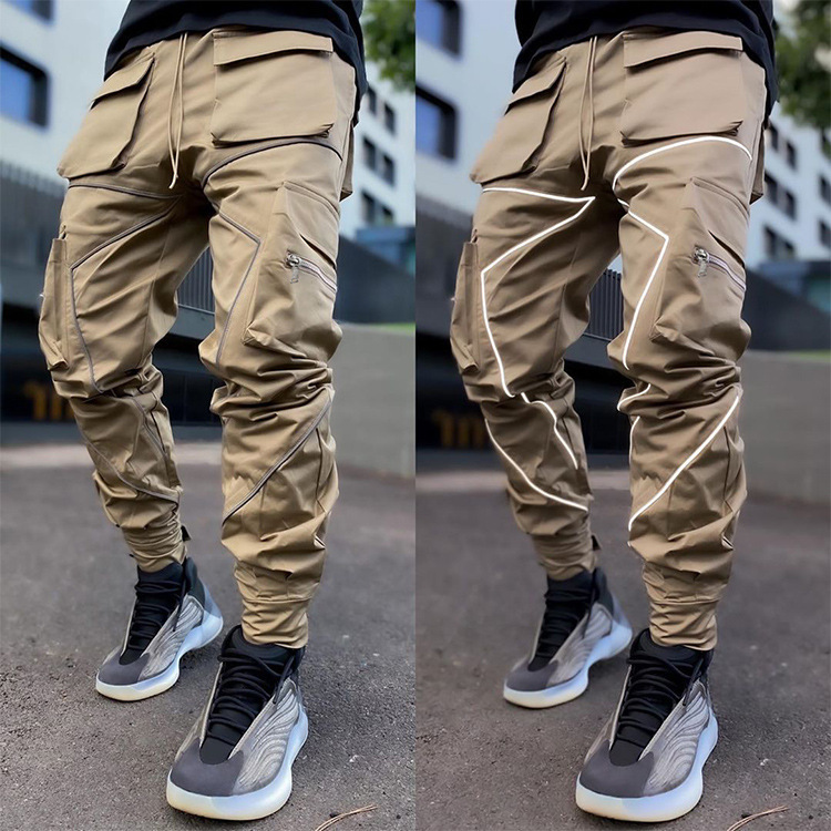 New Style Men's Fashion Casual Pants in Spring and Autumn Custom Logo  Korean Cropped Jogger Trousers - China Pants and Trousers price