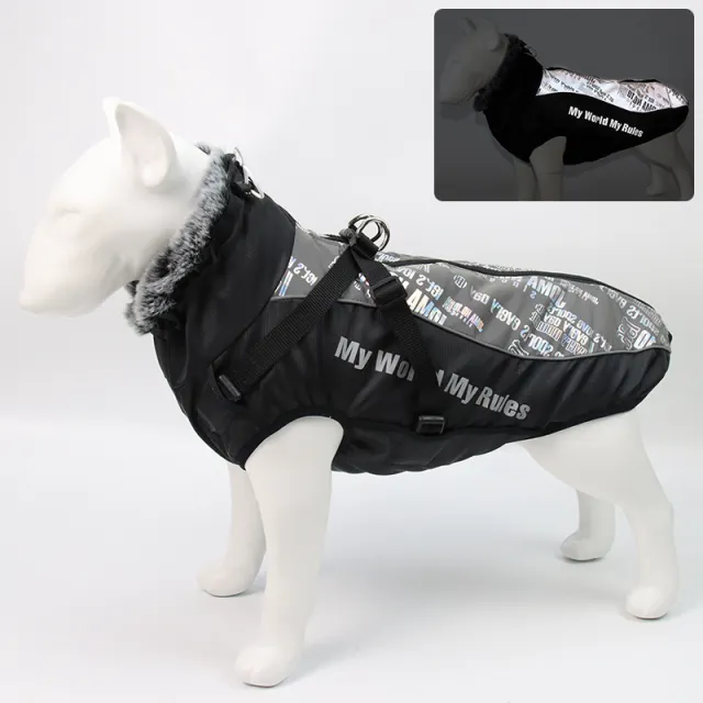 Winter warm pet jacket Glare White - Shop at LoveMi