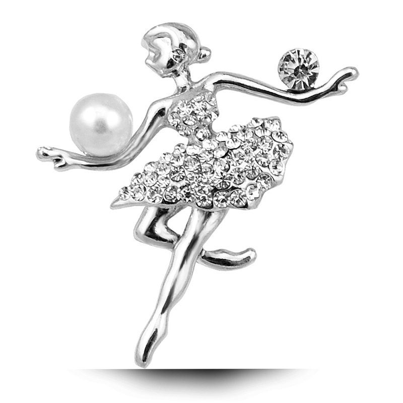 Ballerina Girl Brooch