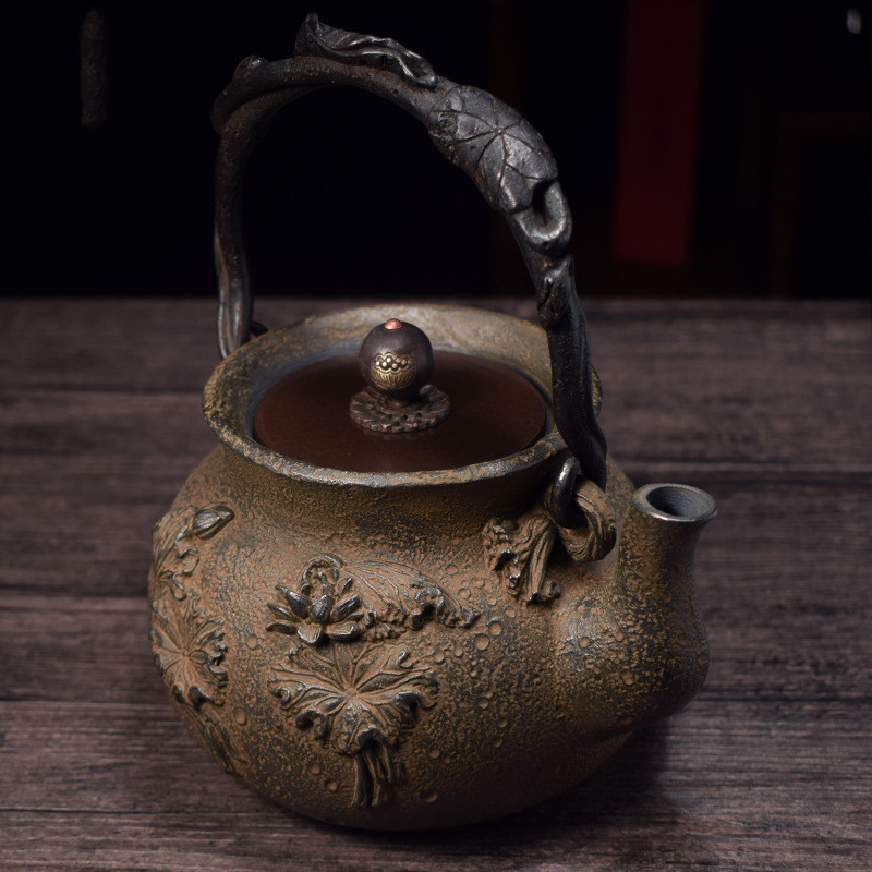 Japanese Home Furnishing Cast Iron Teapot Gift Handmade