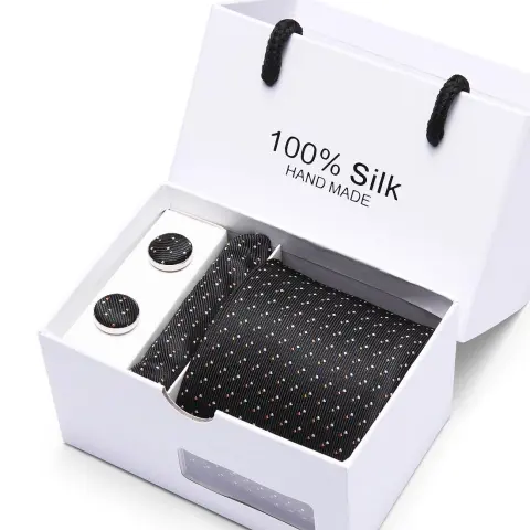 Men's Gift Box 5-piece Suit Business Formal Wedding Tie
