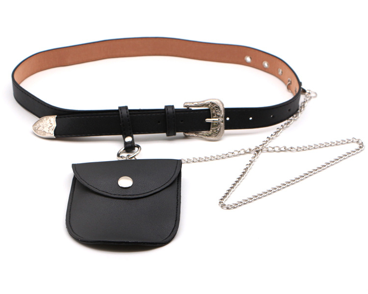 Vintage carved lady leash