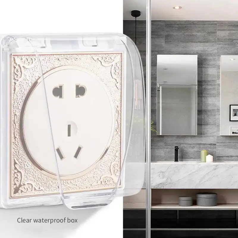 Type 86 self-powered switch socket protection cover