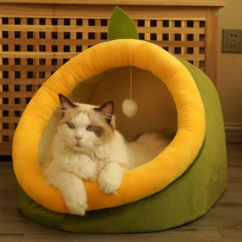 Warm all season cat house - Green