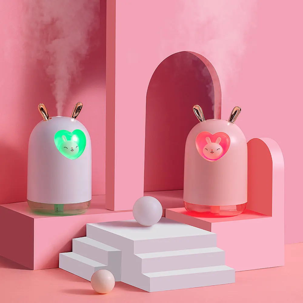 Lovely Rabbit Air Humidifier 300ML Cute Pet Ultrasonic Cool