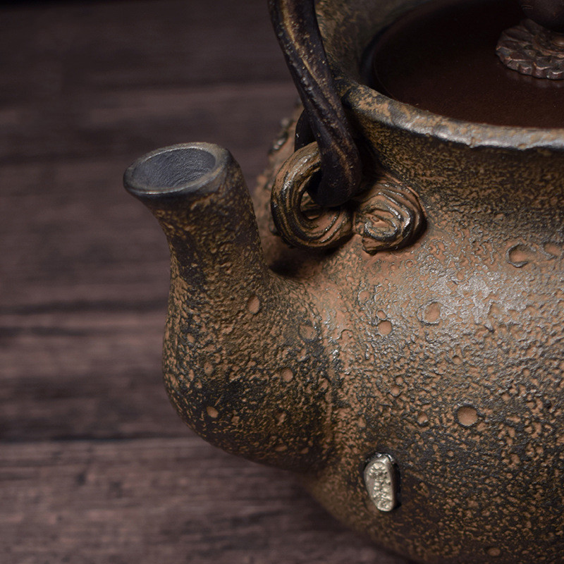 Japanese Home Furnishing Cast Iron Teapot Gift Handmade