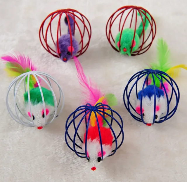 Wire cage mouse cat toy Random B - Shop at LoveMi