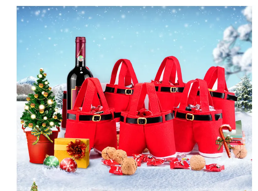 Christmas Red Bag Wedding Candy Bag