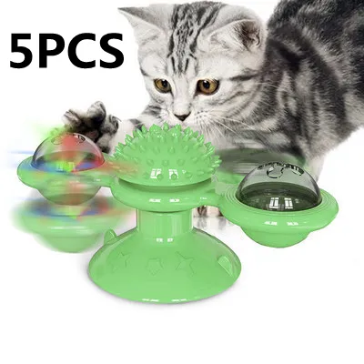 Cat Rotating Windmill Multi-Function Toys Itch Scratching