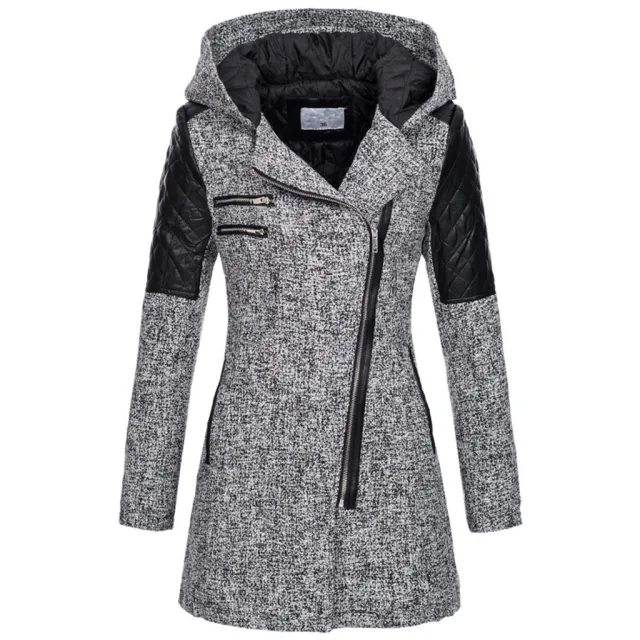 Gothic Hooded Coat Light Grey - Shop at LoveMi