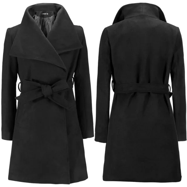 Women's woolen coat Black - Shop at LoveMi