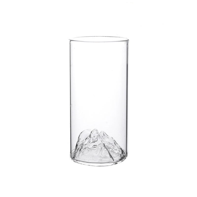 Heat resistant high borosilicate glass cup
