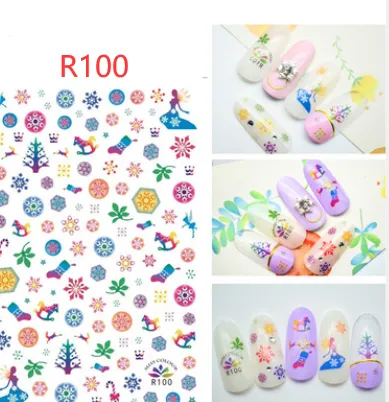 Christmas nail decals ornaments nail stickers R100 - Shop at LoveMi