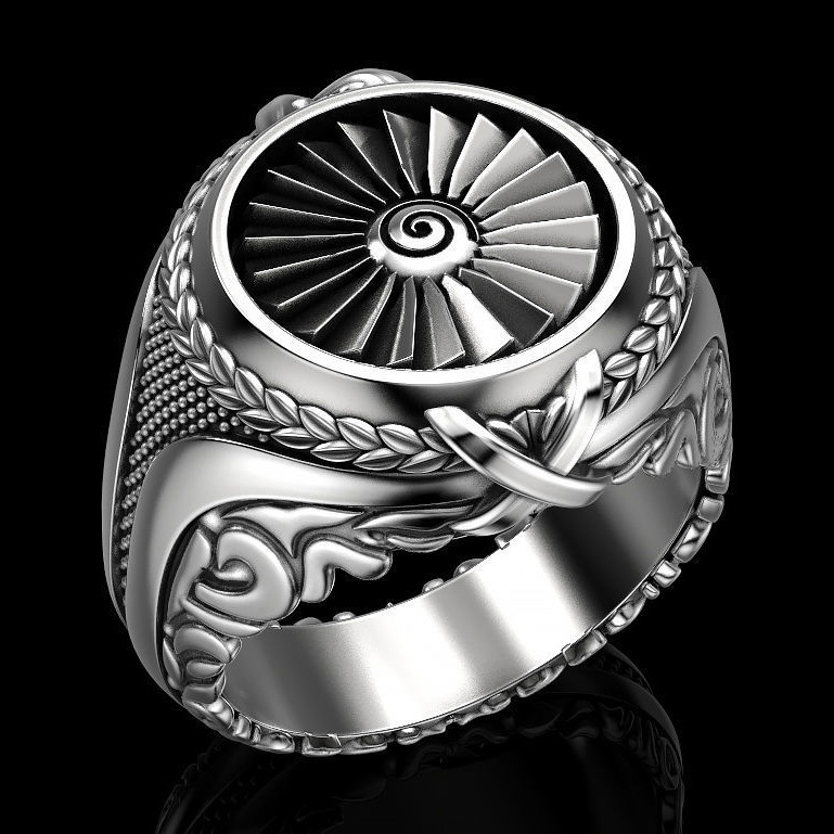 Metal turbine ring