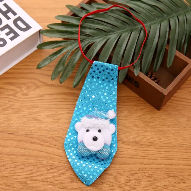 Christmas colored sequins tie decorations Blue - Shop at LoveMi
