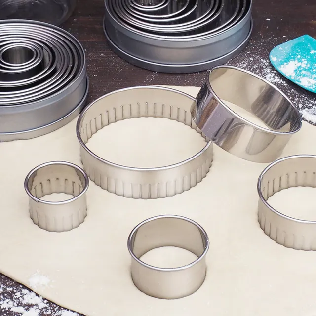 Fruit biscuit and biscuit mould round box shape mould mini mould Straight Edge - Shop at LoveMi