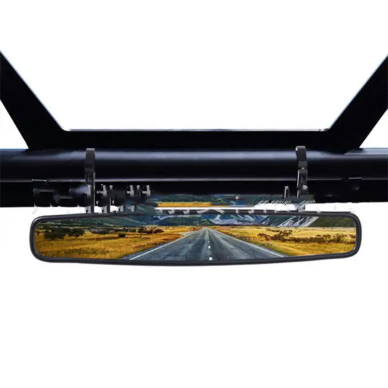 Off road vehicle interior mirror wide angle mirror
