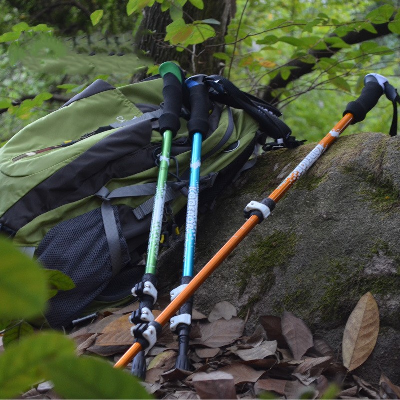 Aluminum alloy trekking pole straight handle — foto 3