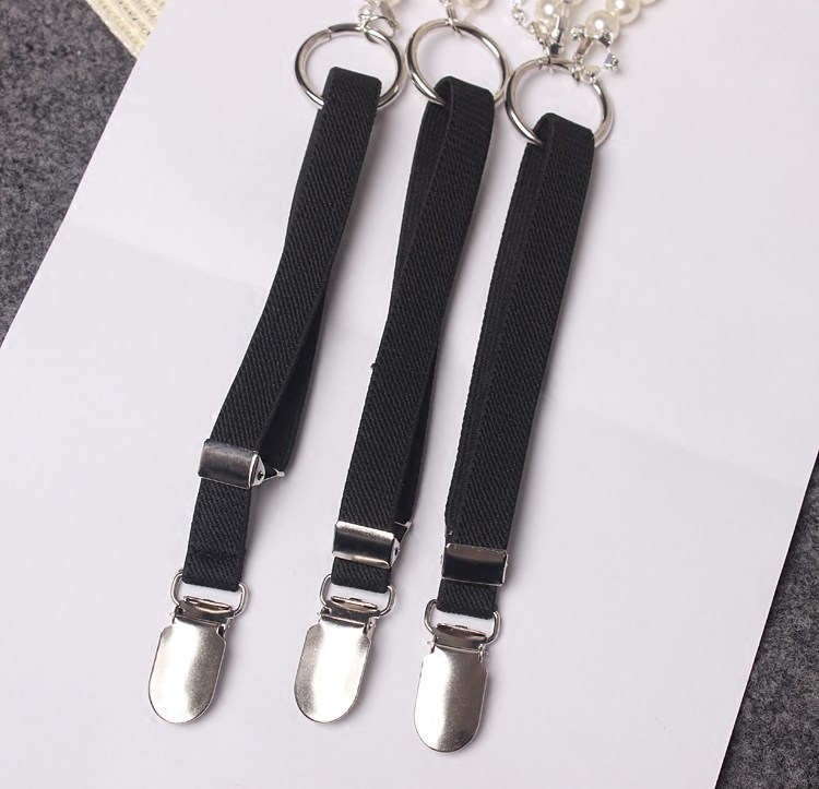 Retro pearl flash diamond strap