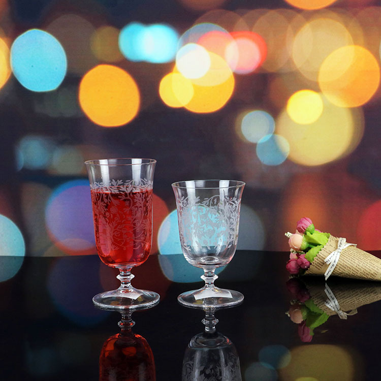 Personalized pasted flower commander cup