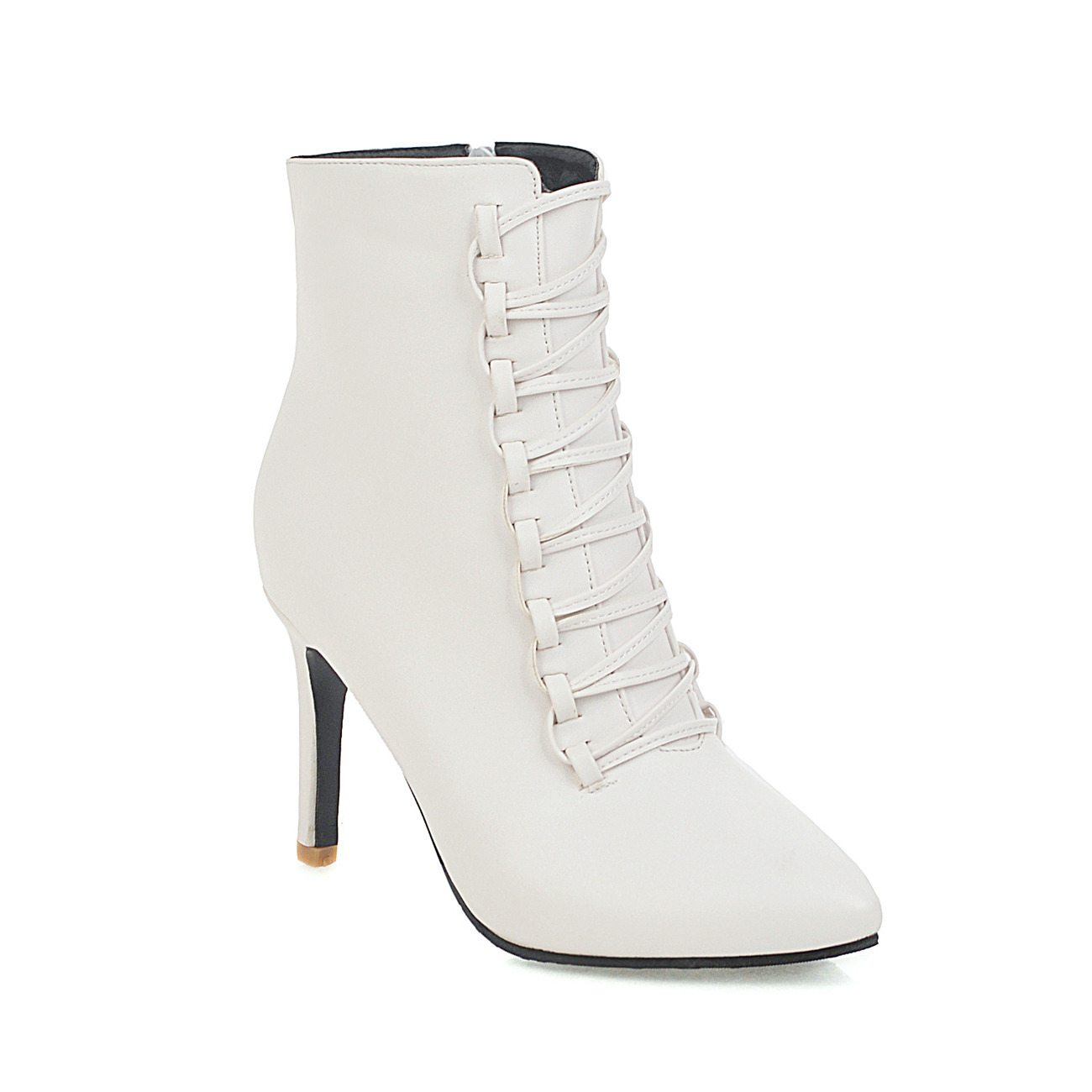 Zip Martin Boots White - Shop at LoveMi