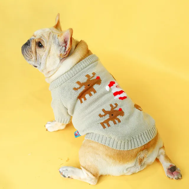 Pet christmas sweater Grey - Shop at LoveMi