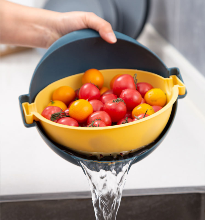 Grating drain basket