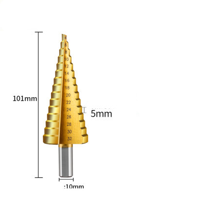 Pagoda drill bit universal metal reaming stainless steel special hole opener — foto 3