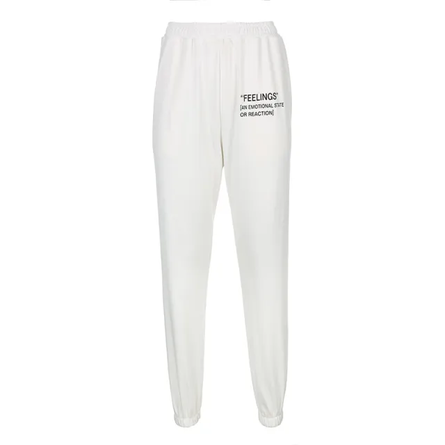High waist elasticated trousers White - Shop at LoveMi