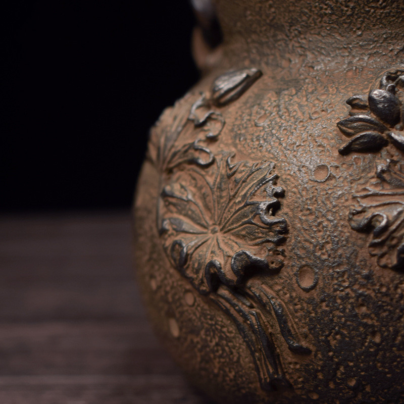 Japanese Home Furnishing Cast Iron Teapot Gift Handmade