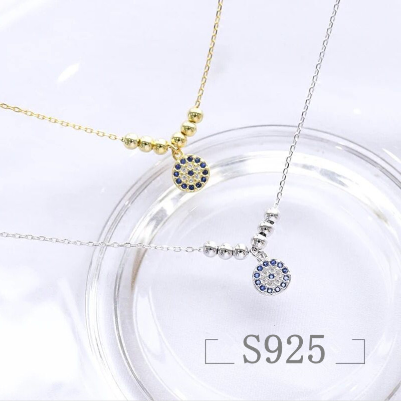 925 Silver demon eye necklace