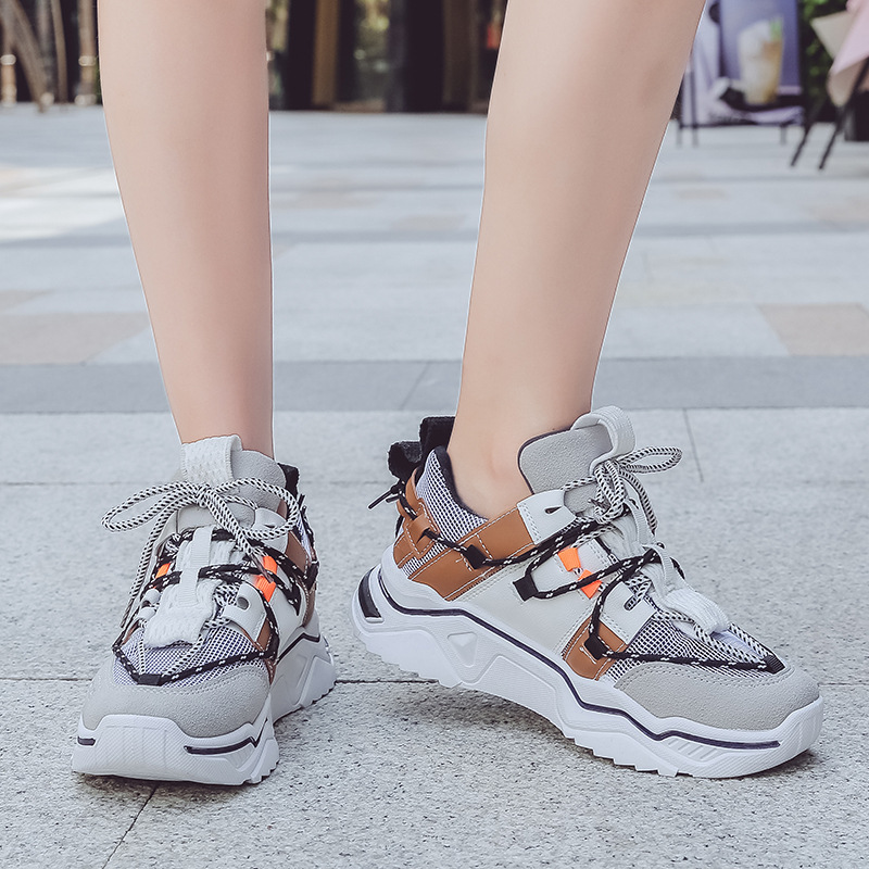 High-Top Lace-Up Sneakers
