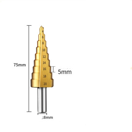 Pagoda drill bit universal metal reaming stainless steel special hole opener — foto 2