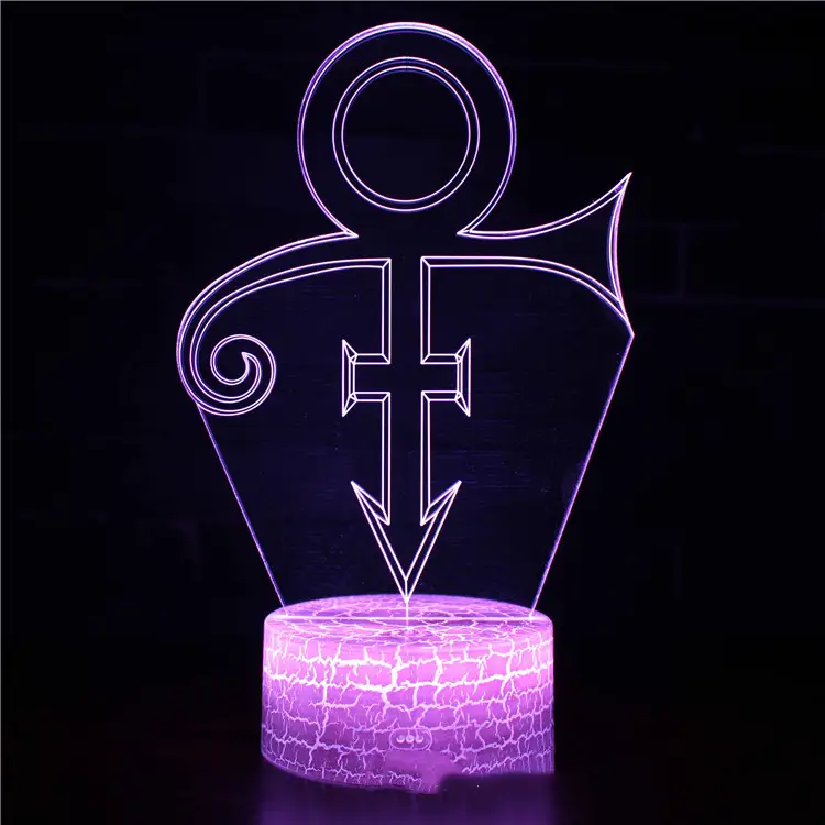 LED colorful touch remote control desk lamp
